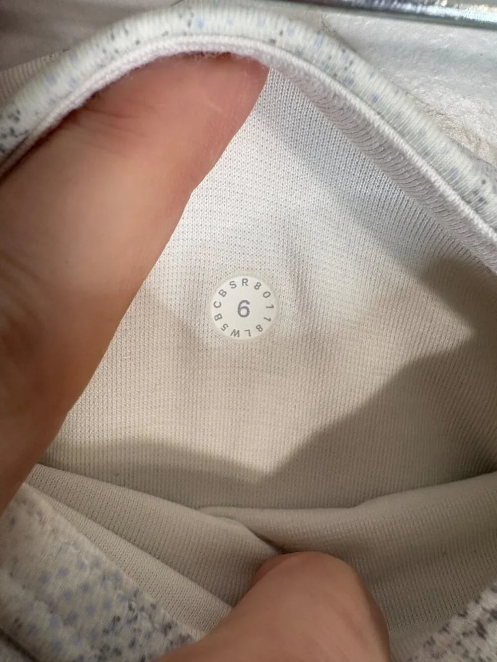 Lululemon Train Times 7/8 Pant Ankle Jasmine White-sz 6